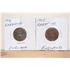 Image 1 : 1918& 1925 Farthings England Coins