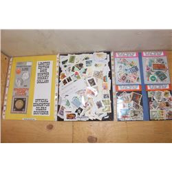 100 Stamp Packages (4), One Double-Sided Stamp Package& Edmonton Oilers Dave Hunter Hockey Dollar