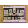 Image 4 : 100 Stamp Packages (4)- Historic Canadian Stamps- 16 Different- 1932 1 Cent& Historic U.S. Stamps (1