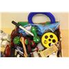 Image 5 : Lot of Misc. (Small Jean Backpack, Pet Related Toys/Accessories, Citronella Coil Holders, Salt&Peppe