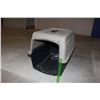 Image 1 : Plastic Pet Carrier (28”Long x20”Wide x21”Tall)& Small Pet Door (7”x6”Door Size)
