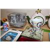 Image 3 : Lot of Misc. (4 Piece Espresso Cup&Saucer Set, Pineapple Tea Pot Set, Toys, Etc;)