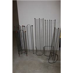 Lot of Metal CD Racks (6)