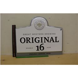 Great Western Original 16 Metal Sign (18”x15”)