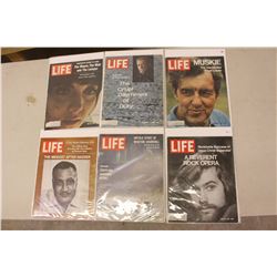 Life Magazines (6)(Various Dates 1966-71)