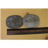 Image 1 : 1990 National Finals Rodeo Hesston Belt Buckles (2)