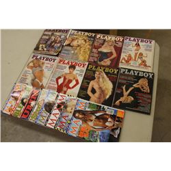 1980s Playboy Magazines (8)& Assorted Adult XXX Magazines (8)