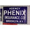 Image 7 : “Agency Phenix Insurance Co.” Brooklyn, N.Y. Metal Sign (20”x14”) & “Agency of The Wawanesa Mutual I