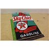 Image 1 : “Sky Chief” Texaco Gasoline Metal Sign (18”x12”)