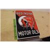 Image 1 : “Red Indian” Motor Oils Metal Sign (20”x13.5”)