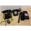 Image 1 : Three Black Vintage Mono-phones