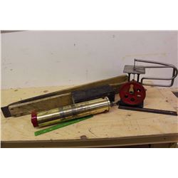 Fyr-Frter Fire Extinguisher, American Soroll Saw & Wooden Seeder