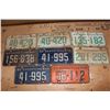 Image 1 : Lot of Saskatchewan License Plates (8)(Dated 1962,1963&1964)