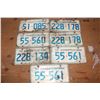 Image 1 : Lot of Saskatchewan License Plates (7)(All Dated 1972)