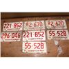 Image 1 : Lot of Saskatchewan License Plates (7)(All Dated 1975)