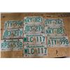 Image 1 : Lot of Saskatchewan License Plates (10)(Dated 1991,1996,1998,1999)