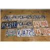 Image 1 : Lot of British Columbia License Plates (9)(Dated 1974,1977,1986,1988,Others Unknown)