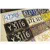 Image 4 : Lot of Assorted Canadian License Plates (12)(Yukon,Northwest Territories, Alberta, Ontario)(Various