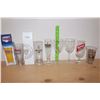 Image 1 : Lot of Assorted Glass Cups (Coors Light, Original 16, Heineken, Coco-Cola, Etc;)