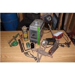 Lot of Misc Unknown Vintage Tools (Liberty Fire Extinguisher, Caswell, Mettler, Etc;)