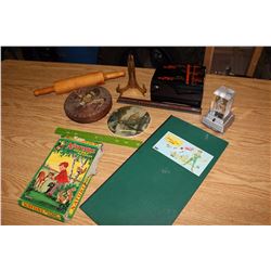 Lot of Misc. (Jewelry Box, Picture Puzzle, Roller, Etc;)