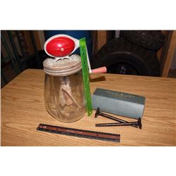 Dazey Butter Churn & 2 Piece Genuine Parts