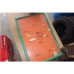 Aloxite Grinding Wheels Display Rack (33.5”x22”)