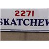 Image 2 : Middle Lake S.D Saskatchewan Metal Sign (78”x16”) (Made In Regina)