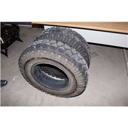 Unused Solid Core Aichi Tires (2)(7.00-15)(Rim Width 5.00s)