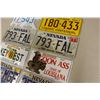 Image 3 : Lot of Assorted License Plates (8)