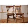 Image 1 : Wooden Chairs (2)(34”x15”)