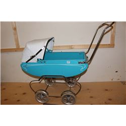 Blue Doll Carriage (35”x32”)