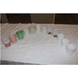 Fire King & Assorted Glass Mugs (12)
