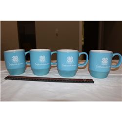 Baby Blue Saskatchewan Mugs (4)