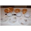 Image 1 : Gold Fire King Glassware (Bowls, Cups & Saucers)