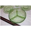 Image 2 : Green Uranium Depression Glassware