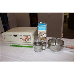Vintage Kitchen Items & Ekco Cannester Set