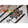 Image 2 : Lot of Sports Equipment (Rackets, Vintage Roller Skates, Shuttlecocks, Etc;)