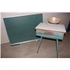 Image 1 : School Desk & Chalkboard