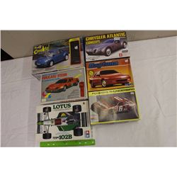 Car Models (6)(Ferrari 512BB, Chrysler Atlantic Concept, Lotus 102B, Folgers Thunderbird, Dodge Dayt