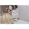 Image 2 : Porcelain Dolls (2) Limited Edition Original Vanessa 18” Porcelain Collectors Doll w/Stand & 18” Por