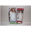 Image 1 : Porcelain Dolls (2) Limited Edition Rebecca 18” Porcelain Collectors Doll w/Stand & 18” Porcelain Co