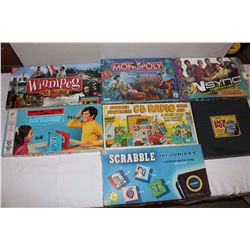 Lot of Board Games (7)(Battleship, Scrabble, Jack Pot, Etc;)