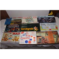 Lot of Board Games (9)(Mad, Berzerk, Megacorp, Etc;)