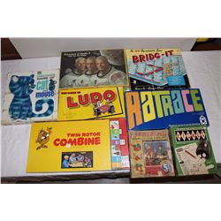 Lot of Board Games (8)(Twin Totor Combine, Minibrix, Ludo, Etc;)