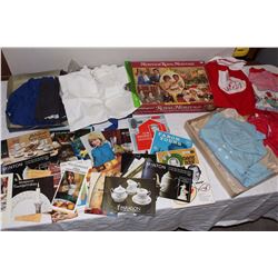 Royal Heritage Puzzle, RCA Records (4), Vintage Glassware Catalogs, Vintage Babies Clothing, Etc