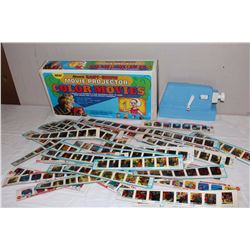 Kenner’s Easy-Show Color Movie Projector w/1960s Color Slides