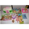 Image 1 : Lot of Barbie Related Items (1999 Barbie Rock&Roll Radio House (Radio Works), 1965 Doll, Fashion Dol