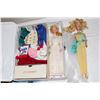 Image 4 : Lot of Barbie Related Items (1999 Barbie Rock&Roll Radio House (Radio Works), 1965 Doll, Fashion Dol