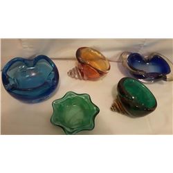 Decorative Glass Pieces (5)